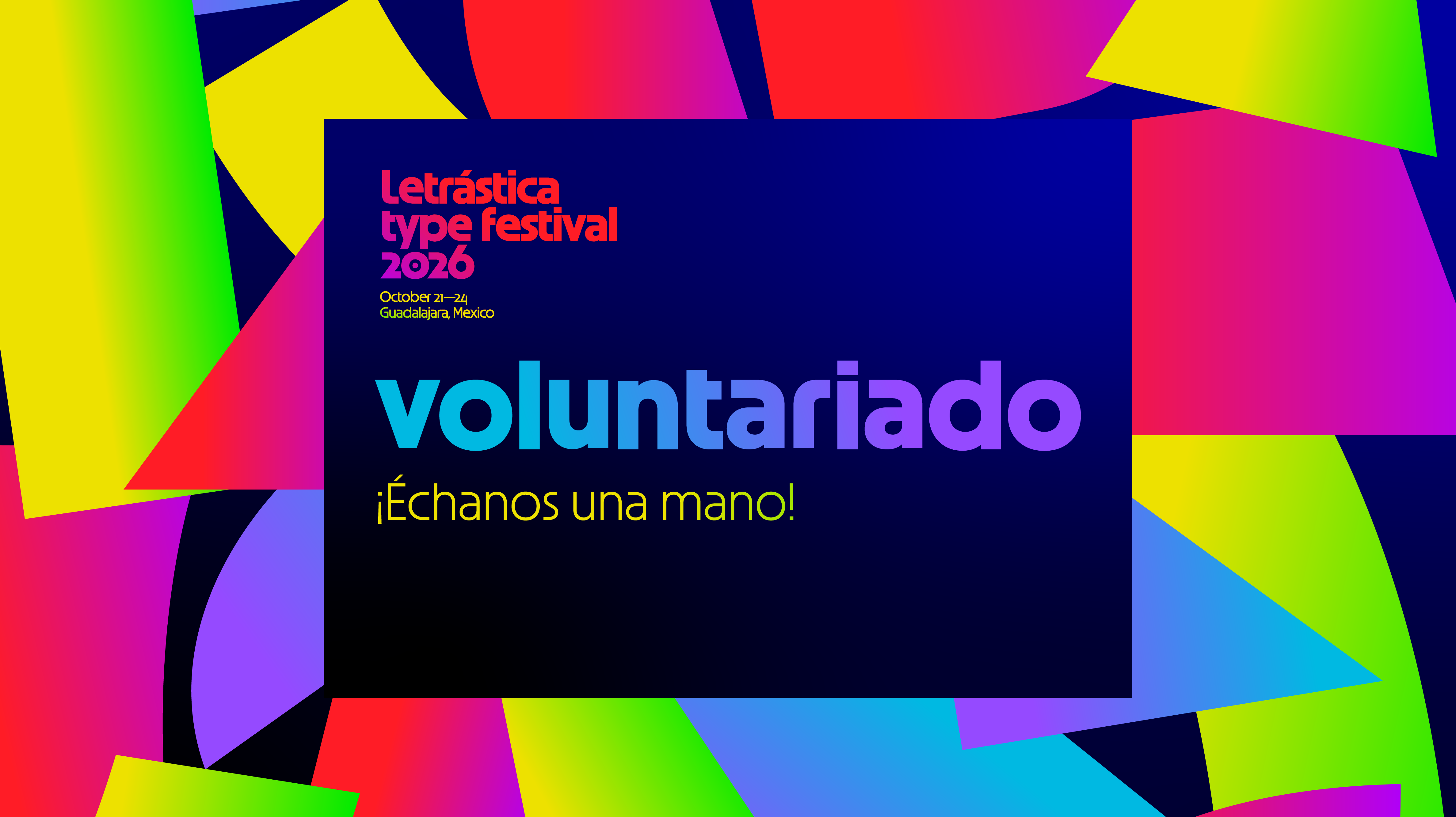 ¡Únete al equipo de Letrástica Festival 6!