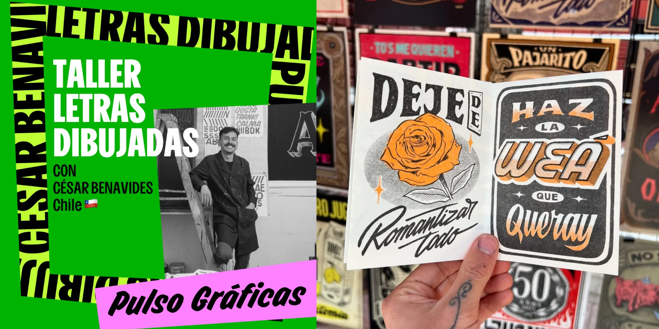 Taller de Letras Dibujadas con César Benavides